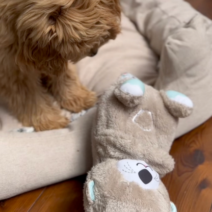 Heartbeat plush otter toy for puppies, photo 4