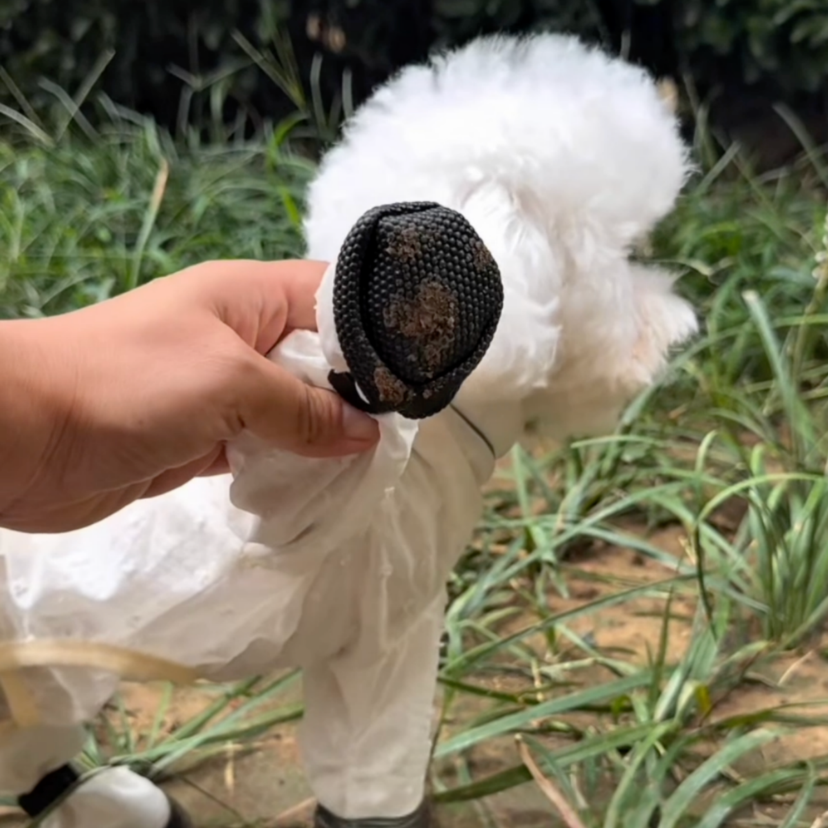 Waterproof dog jumpsuit with booties, photo 10