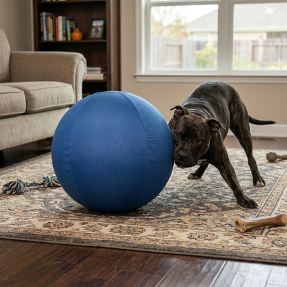 22 inch blue herding ball for dogs, photo 3