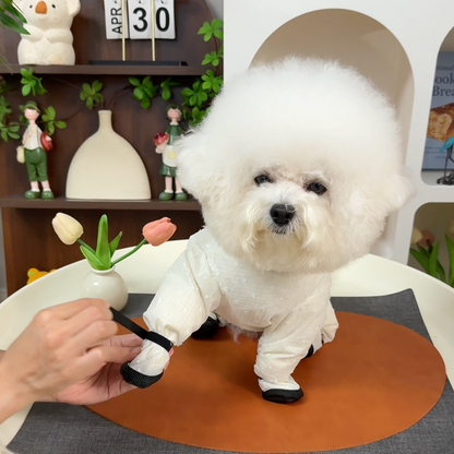 Waterproof dog jumpsuit with booties, photo 7