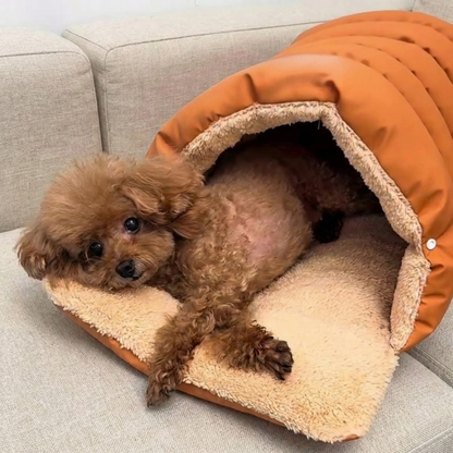 Puffer sleeping bag dog bed, photo 3