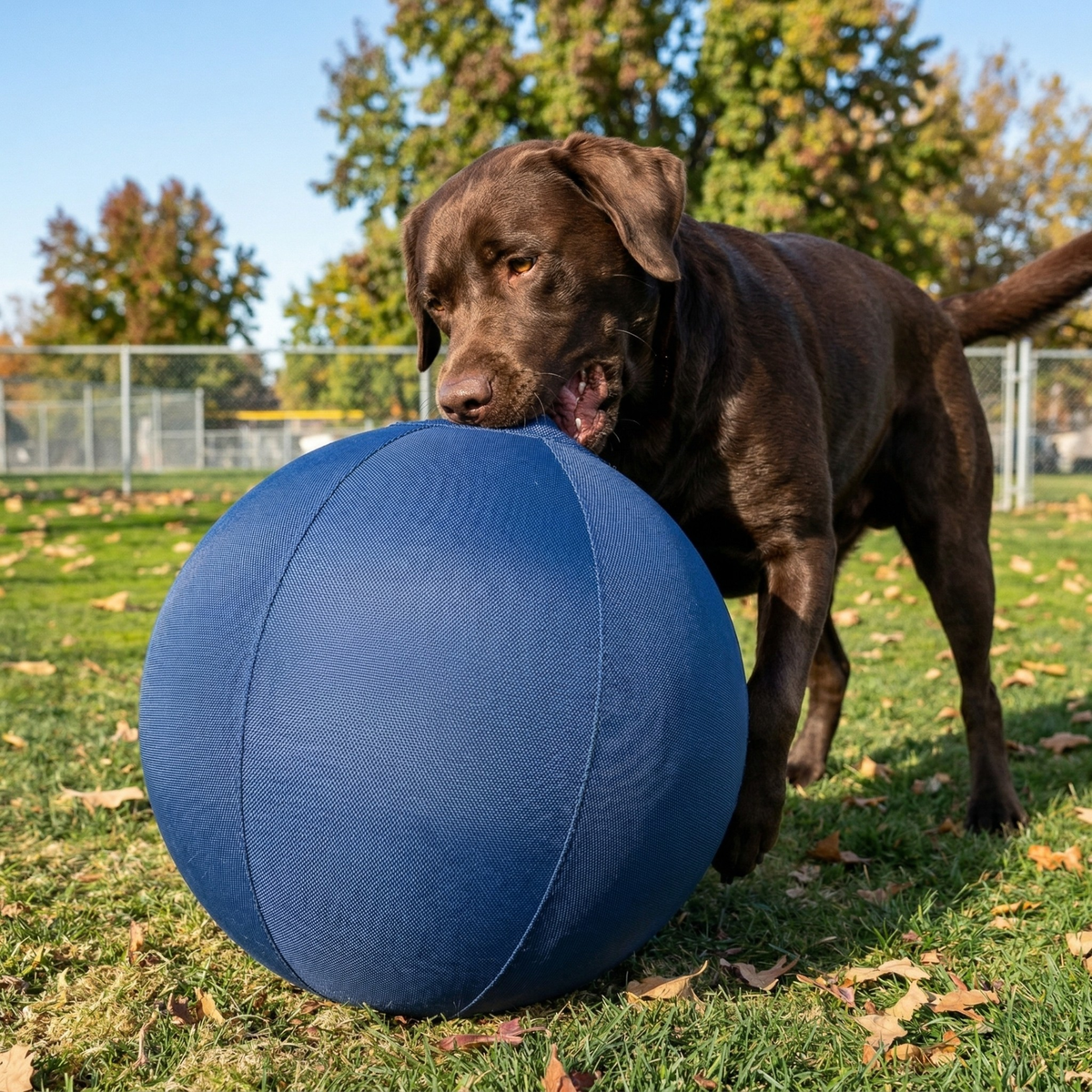 22 inch blue herding ball for dogs, photo 4