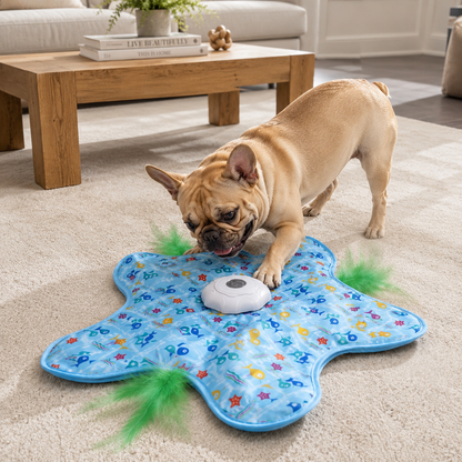 Interactive spinning star dog toy, photo 4