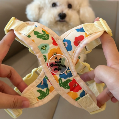 Printed X-style dog harness for small dogs, photo 7