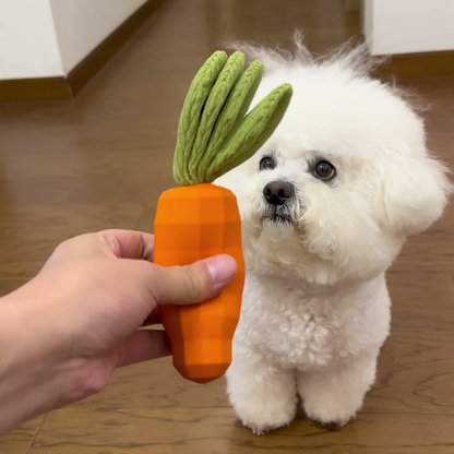 Squeaky carrot dog toy, photo 4