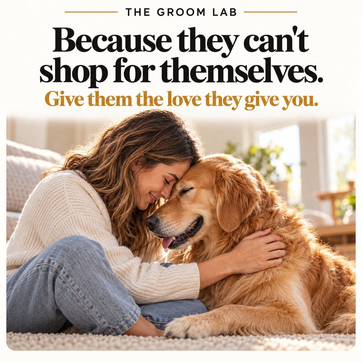 The Groom Lab — Because they can't shop for themselves. Give them the love they give you.